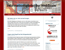 Tablet Screenshot of info.websozis.de